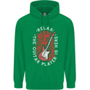 Here Comes the Guitar Player Guitarist Childrens Kids Hoodie Irish Green