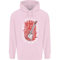 Here Comes the Guitar Player Guitarist Childrens Kids Hoodie Light Pink