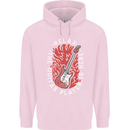 Here Comes the Guitar Player Guitarist Childrens Kids Hoodie Light Pink