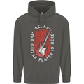 Here Comes the Guitar Player Guitarist Childrens Kids Hoodie Storm Grey