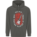 Here Comes the Guitar Player Guitarist Childrens Kids Hoodie Storm Grey