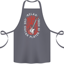 Here Comes the Guitar Player Guitarist Cotton Apron 100% Organic Steel