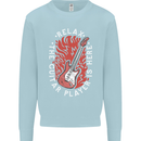 Here Comes the Guitar Player Guitarist Kids Sweatshirt Jumper Light Blue