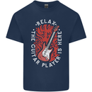 Here Comes the Guitar Player Guitarist Kids T-Shirt Childrens Navy Blue