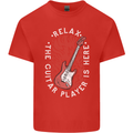 Here Comes the Guitar Player Guitarist Kids T-Shirt Childrens Red