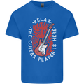 Here Comes the Guitar Player Guitarist Kids T-Shirt Childrens Royal Blue