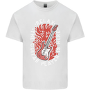 Here Comes the Guitar Player Guitarist Kids T-Shirt Childrens White