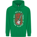 Here Comes the Guitar Player Guitarist Mens 80% Cotton Hoodie Irish Green