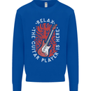 Here Comes the Guitar Player Guitarist Mens Sweatshirt Jumper Royal Blue