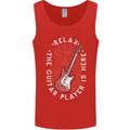 Here Comes the Guitar Player Guitarist Mens Vest Tank Top Red