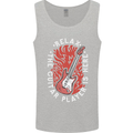 Here Comes the Guitar Player Guitarist Mens Vest Tank Top Sports Grey