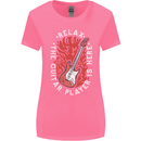 Here Comes the Guitar Player Guitarist Womens Wider Cut T-Shirt Azalea