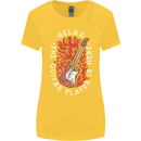 Here Comes the Guitar Player Guitarist Womens Wider Cut T-Shirt Yellow