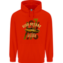 High Octane Ride 1971 Muscle Car Childrens Kids Hoodie Bright Red