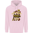 High Octane Ride 1971 Muscle Car Childrens Kids Hoodie Light Pink