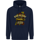 High Octane Ride 1971 Muscle Car Childrens Kids Hoodie Navy Blue