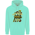 High Octane Ride 1971 Muscle Car Childrens Kids Hoodie Peppermint