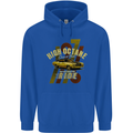 High Octane Ride 1971 Muscle Car Childrens Kids Hoodie Royal Blue