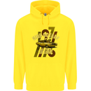 High Octane Ride 1971 Muscle Car Childrens Kids Hoodie Yellow