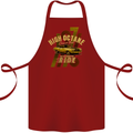 High Octane Ride 1971 Muscle Car Cotton Apron 100% Organic Maroon
