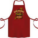 High Octane Ride 1971 Muscle Car Cotton Apron 100% Organic Maroon