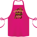 High Octane Ride 1971 Muscle Car Cotton Apron 100% Organic Pink