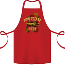 High Octane Ride 1971 Muscle Car Cotton Apron 100% Organic Red