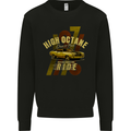 High Octane Ride 1971 Muscle Car Kids Sweatshirt Jumper Black