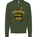 High Octane Ride 1971 Muscle Car Kids Sweatshirt Jumper Forest Green