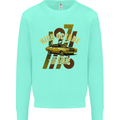 High Octane Ride 1971 Muscle Car Kids Sweatshirt Jumper Peppermint