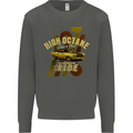 High Octane Ride 1971 Muscle Car Kids Sweatshirt Jumper Storm Grey