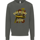 High Octane Ride 1971 Muscle Car Kids Sweatshirt Jumper Storm Grey