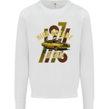 High Octane Ride 1971 Muscle Car Kids Sweatshirt Jumper White