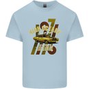 High Octane Ride 1971 Muscle Car Kids T-Shirt Childrens Light Blue