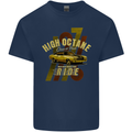 High Octane Ride 1971 Muscle Car Kids T-Shirt Childrens Navy Blue