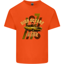 High Octane Ride 1971 Muscle Car Kids T-Shirt Childrens Orange