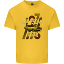 High Octane Ride 1971 Muscle Car Kids T-Shirt Childrens Yellow