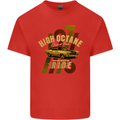 High Octane Ride 1971 Muscle Car Mens Cotton T-Shirt Tee Top Red