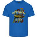 High Octane Ride 1971 Muscle Car Mens Cotton T-Shirt Tee Top Royal Blue
