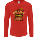 High Octane Ride 1971 Muscle Car Mens Long Sleeve T-Shirt Red