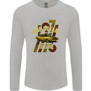 High Octane Ride 1971 Muscle Car Mens Long Sleeve T-Shirt Sports Grey