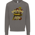 High Octane Ride 1971 Muscle Car Mens Sweatshirt Jumper Charcoal