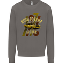 High Octane Ride 1971 Muscle Car Mens Sweatshirt Jumper Charcoal