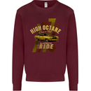 High Octane Ride 1971 Muscle Car Mens Sweatshirt Jumper Maroon