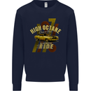 High Octane Ride 1971 Muscle Car Mens Sweatshirt Jumper Navy Blue