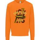 High Octane Ride 1971 Muscle Car Mens Sweatshirt Jumper Orange