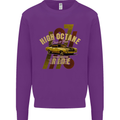 High Octane Ride 1971 Muscle Car Mens Sweatshirt Jumper Purple