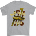 High Octane Ride 1971 Muscle Car Mens T-Shirt Cotton Gildan Sports Grey