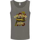 High Octane Ride 1971 Muscle Car Mens Vest Tank Top Charcoal