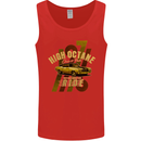 High Octane Ride 1971 Muscle Car Mens Vest Tank Top Red